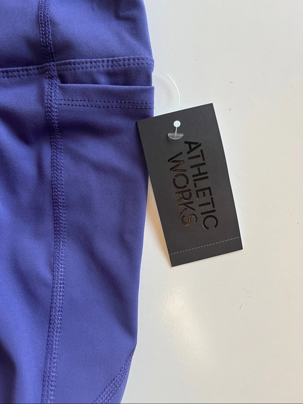 Athletic Works Women’s High-Rise Purple Bike Shorts Size M (8-10) Gym Athletic